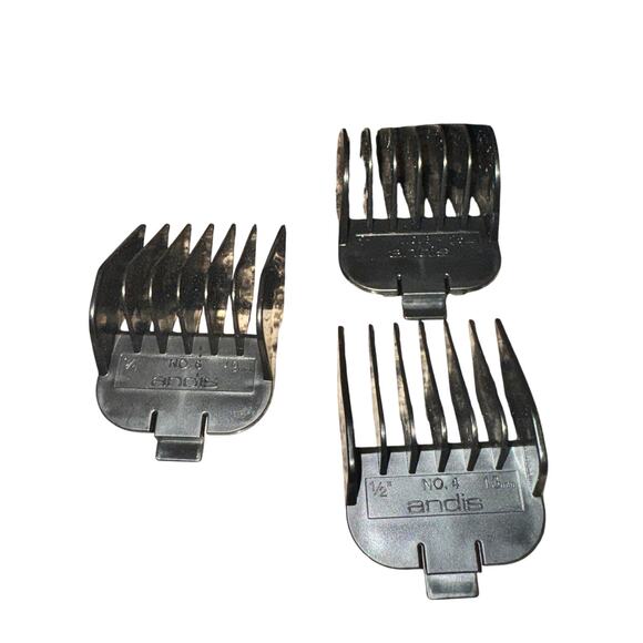 Andis Easy Clip Whisper Dog Clippers Adjustable Blade 3 Attachment Combs Cat Pet - Picture 5 of 6